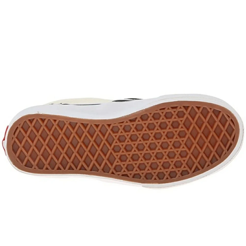 Vans Classic Checkerboard White & Black Slip-On Sh - Picture 3 of 14